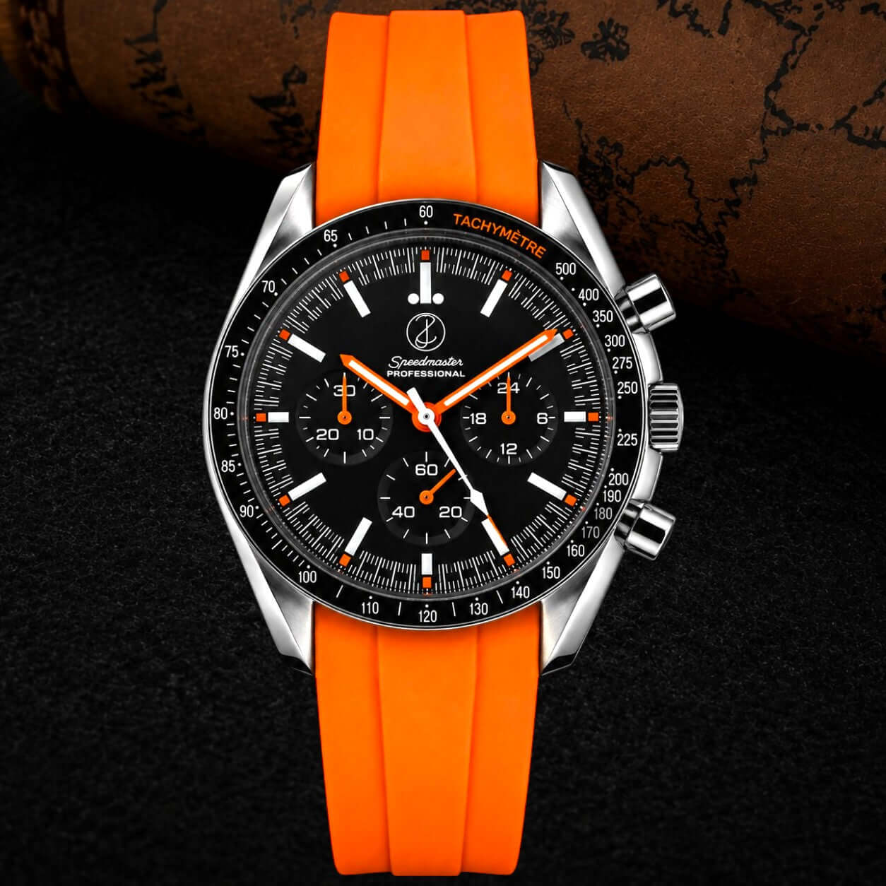 Orange Speed Mod Watch VK64 Meca-Quartz at Unbeatable Price