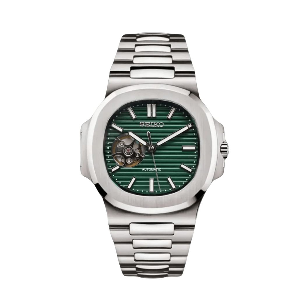 Seiko Mod Nautilo (Open Heart) Green
