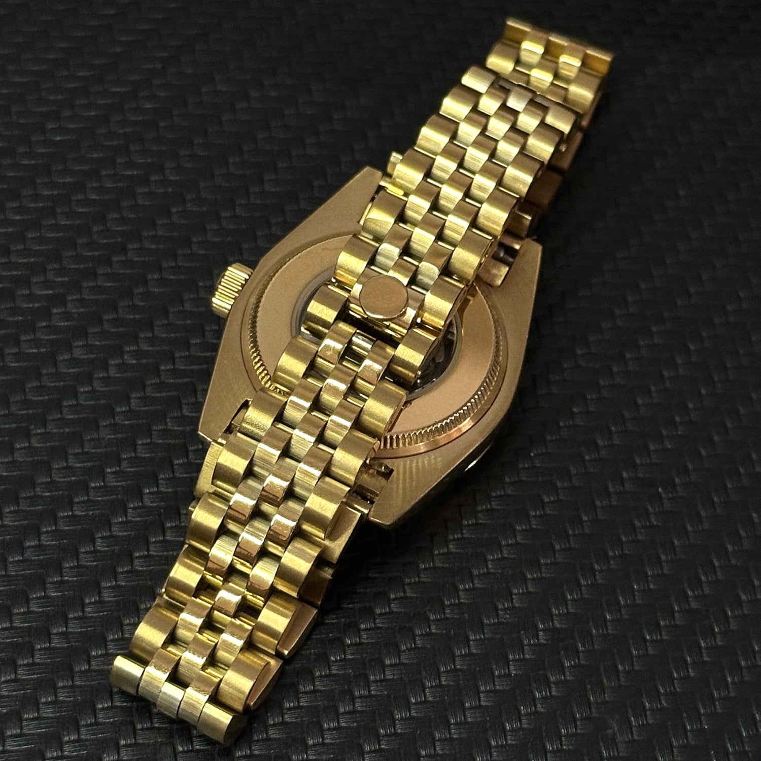 Custom 32mm GoldTone Women SeikoMod Watch