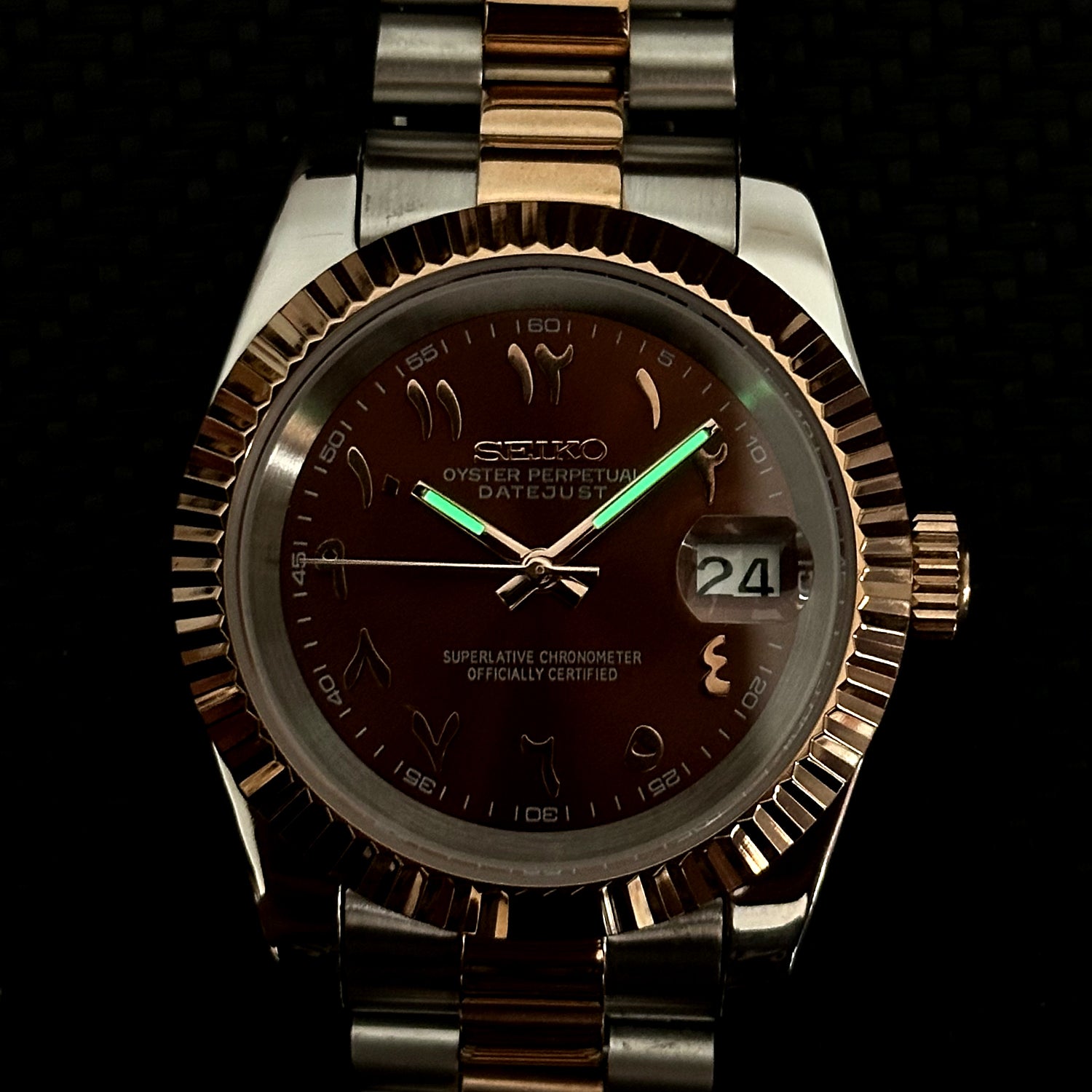 Custom Arabic Dial SeikoMod Watch