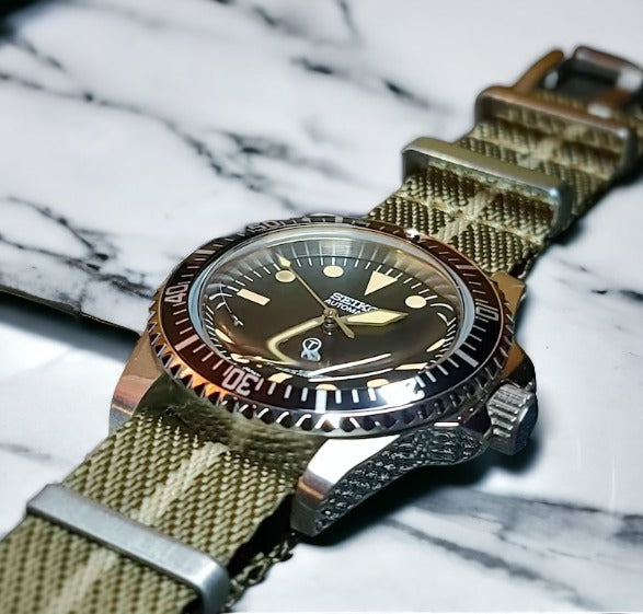 Custom Seiko Vintage Mod Watch