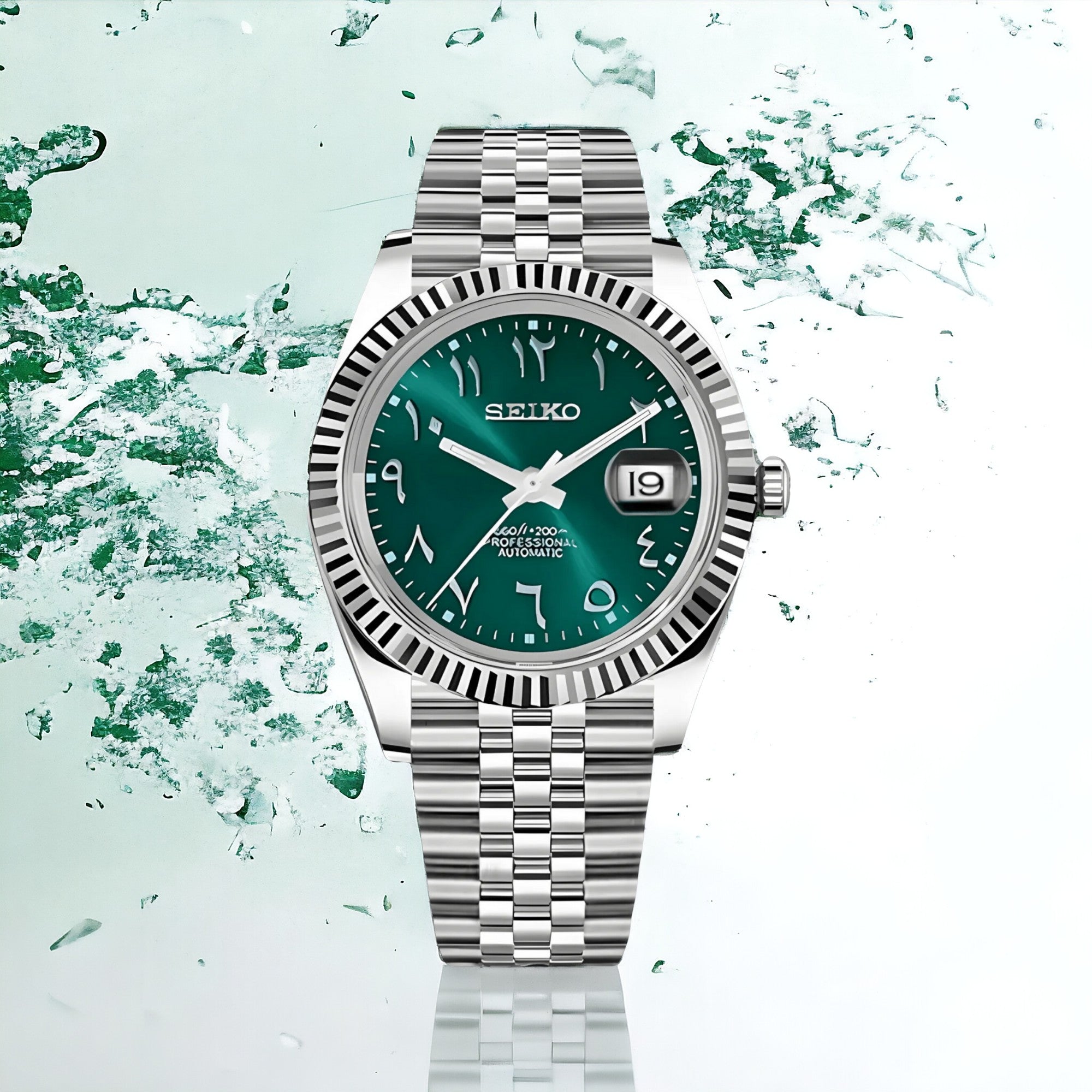 MOD DATE (ARABIC GREEN DIAL)