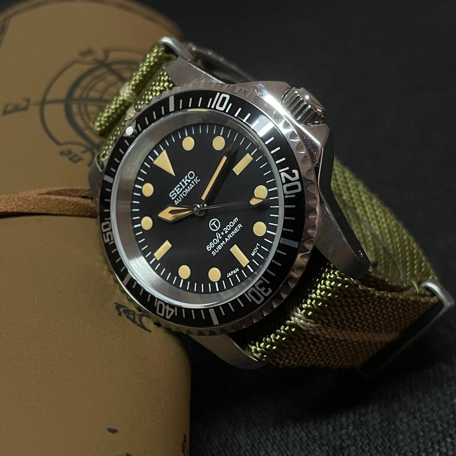 Custom Seiko Vintage Mod Watch