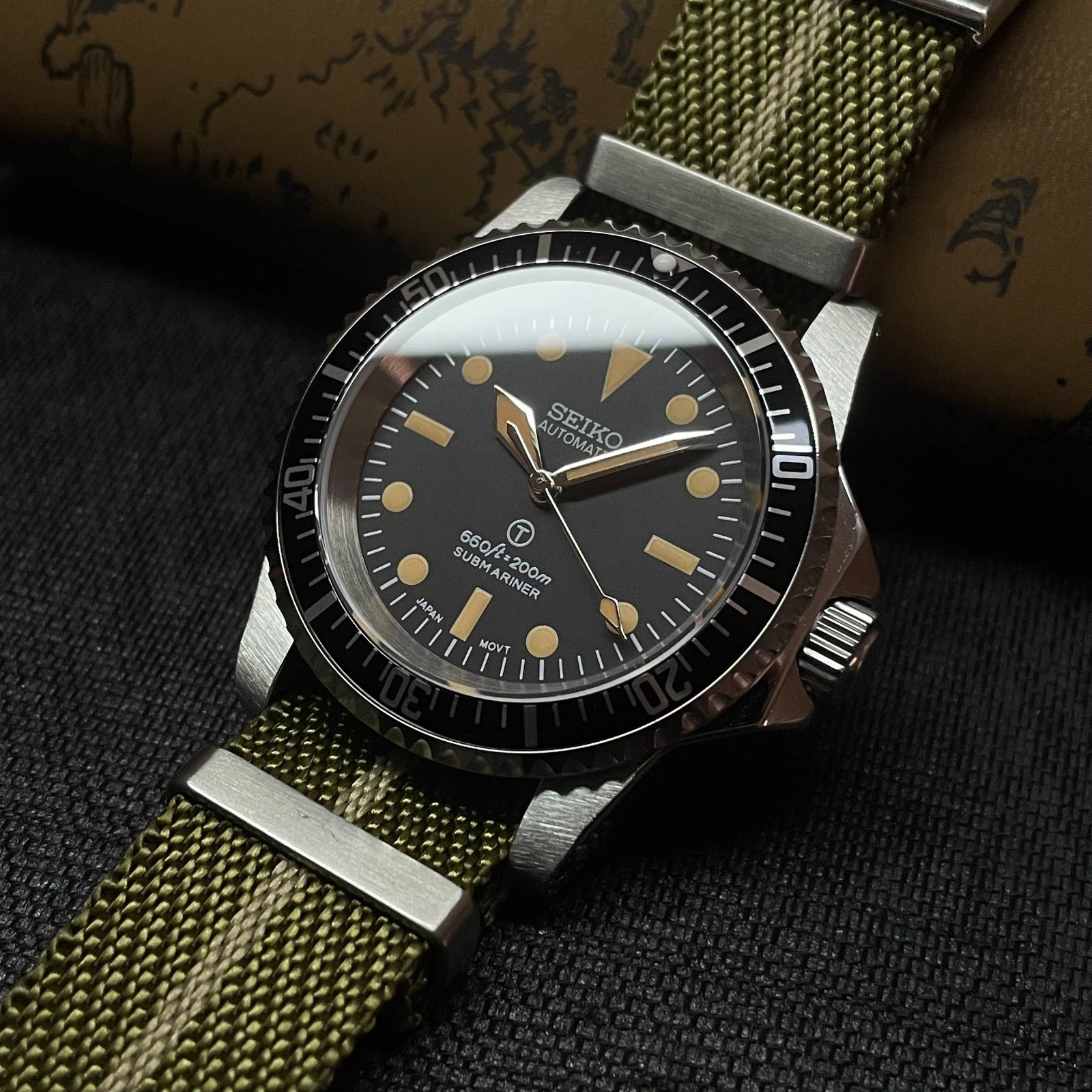 Custom Seiko Vintage Mod Watch