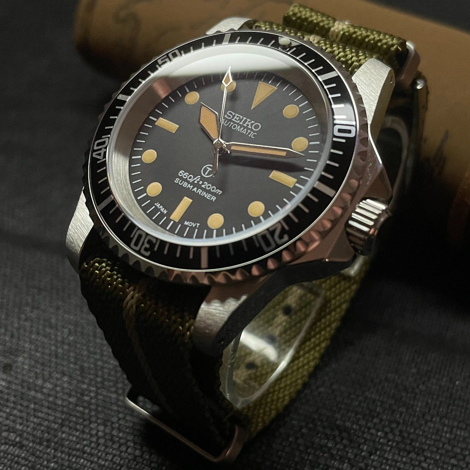 Custom Seiko Vintage Mod Watch