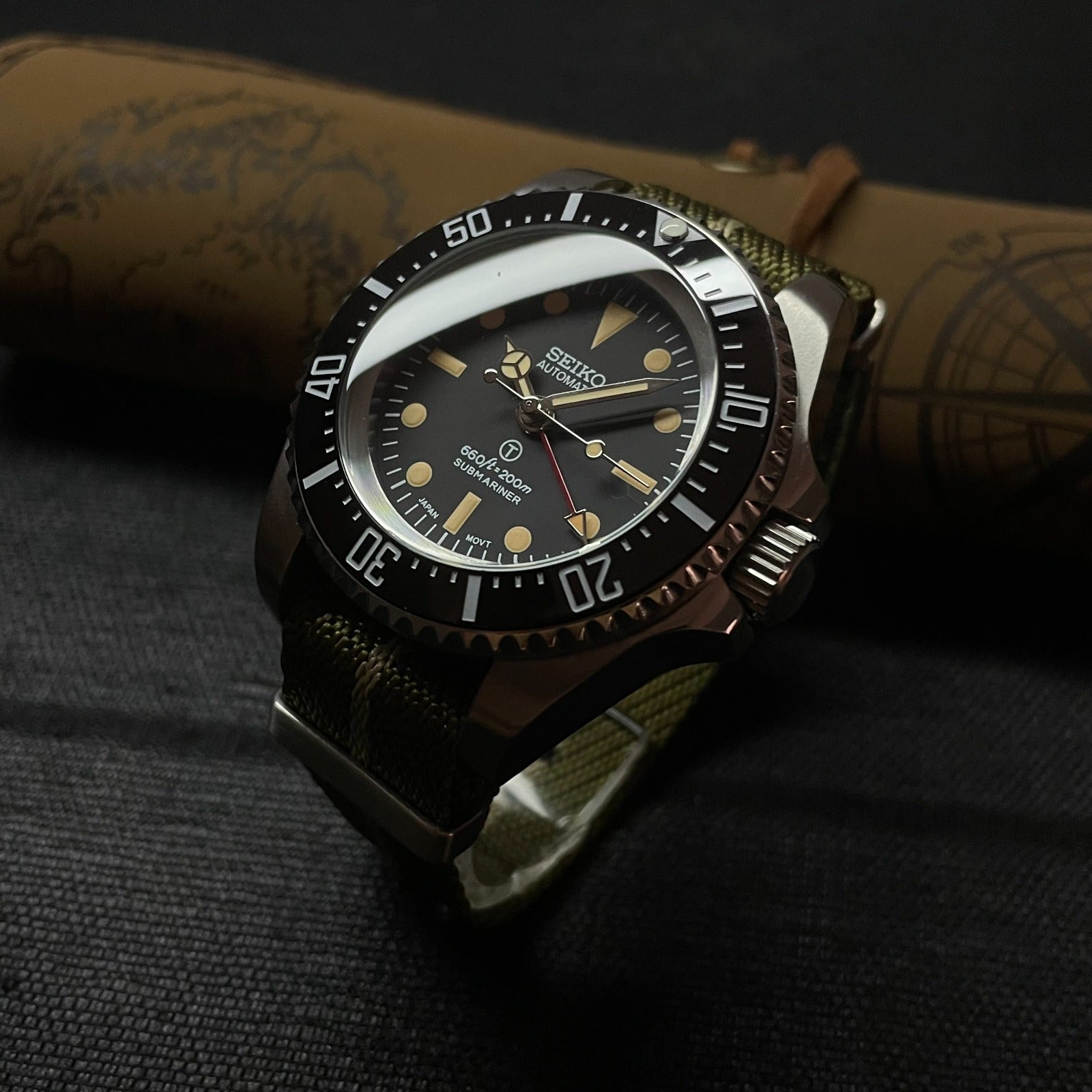 Custom Seiko Vintage Mod Watch