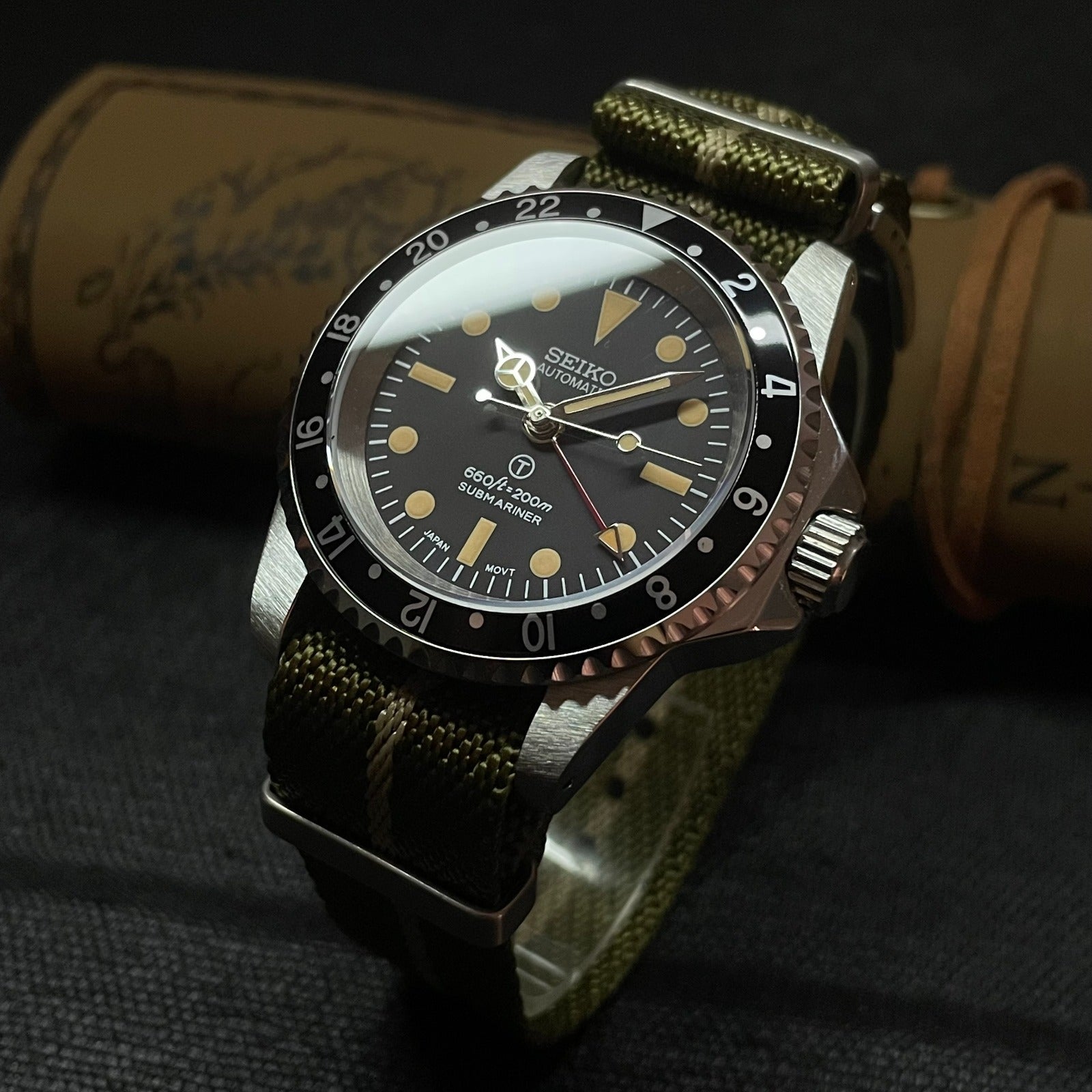 Custom Seiko Vintage Mod Watch