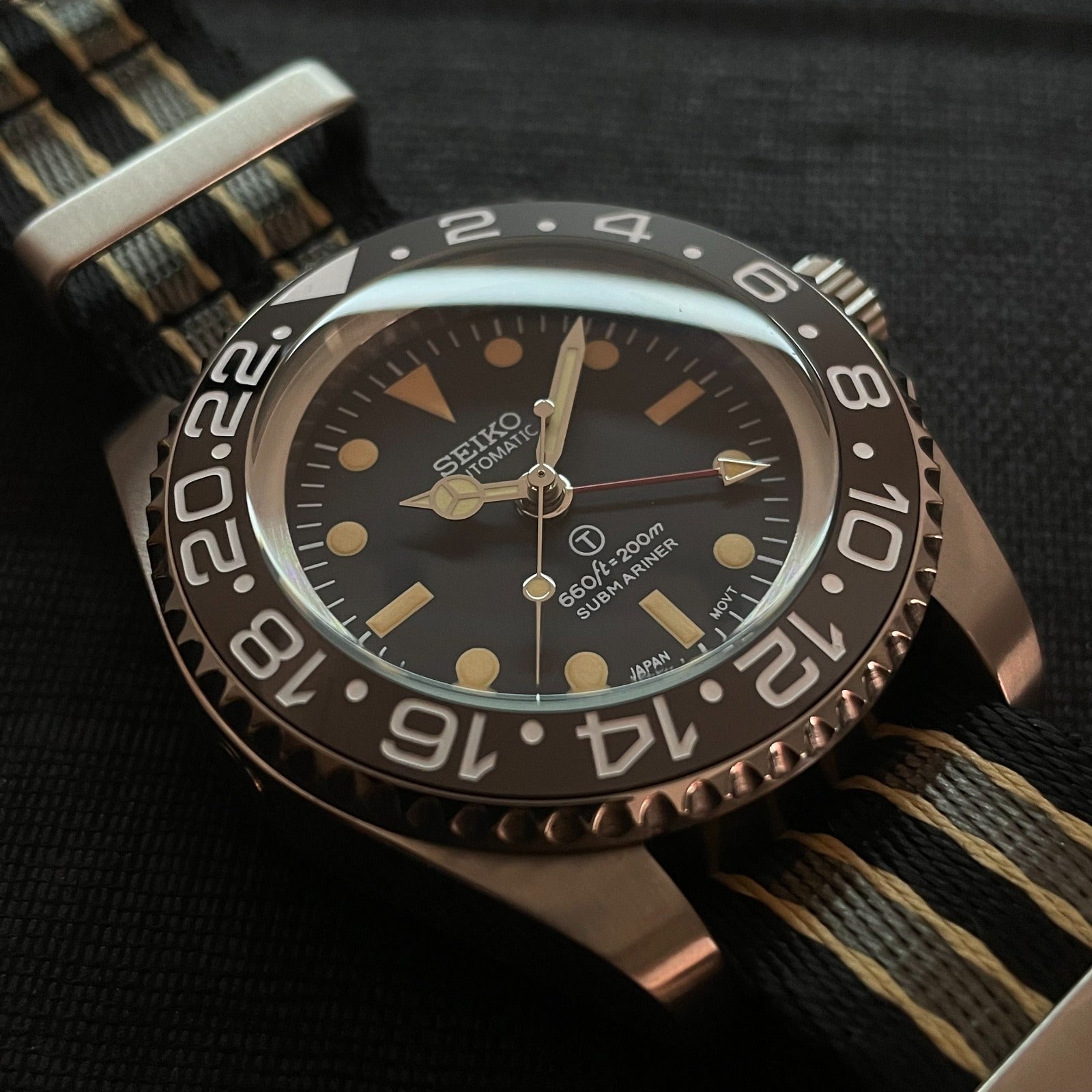 Custom Seiko Vintage Mod Watch