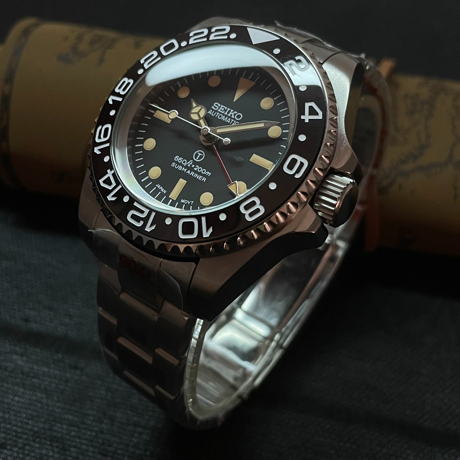 Custom Seiko Vintage Mod Watch