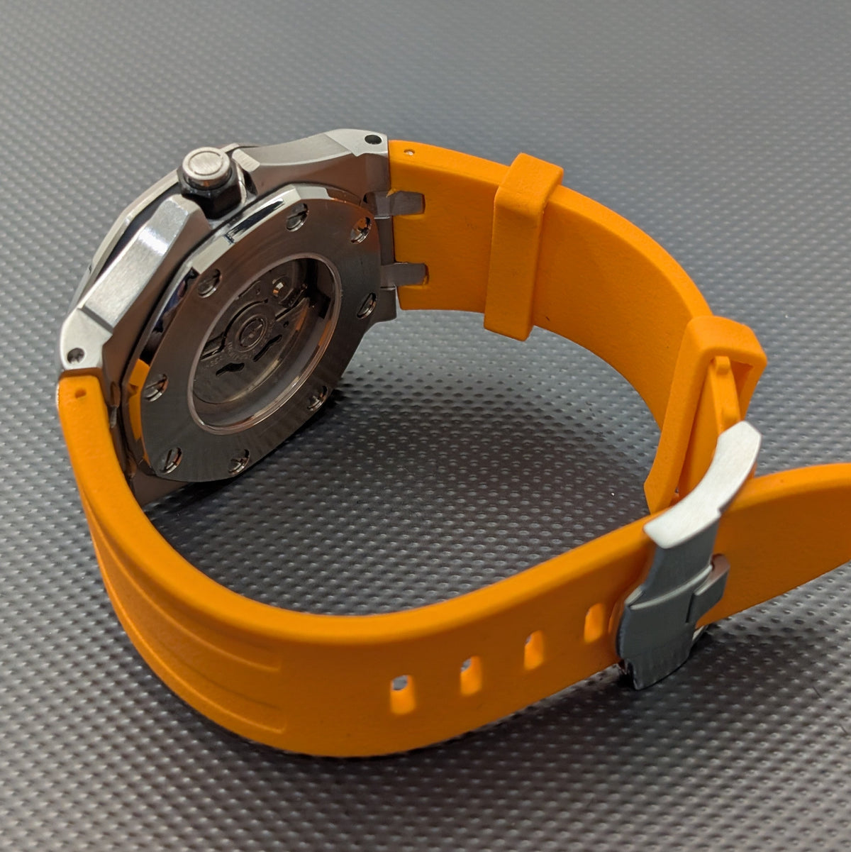 SeikOak Offshore Diver Sunburst orange Custom