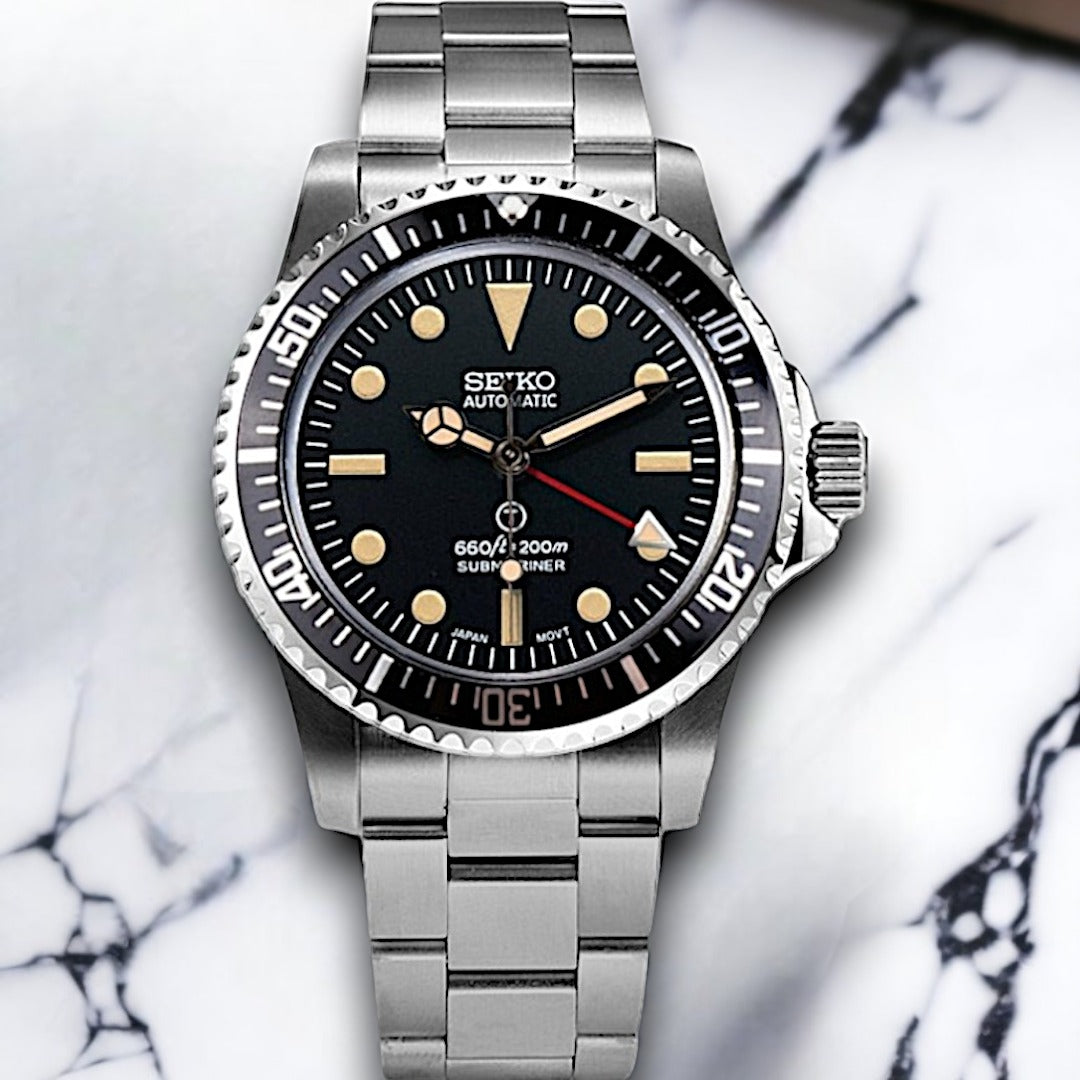 Custom SeikoMilsub Vintage GMT Mod