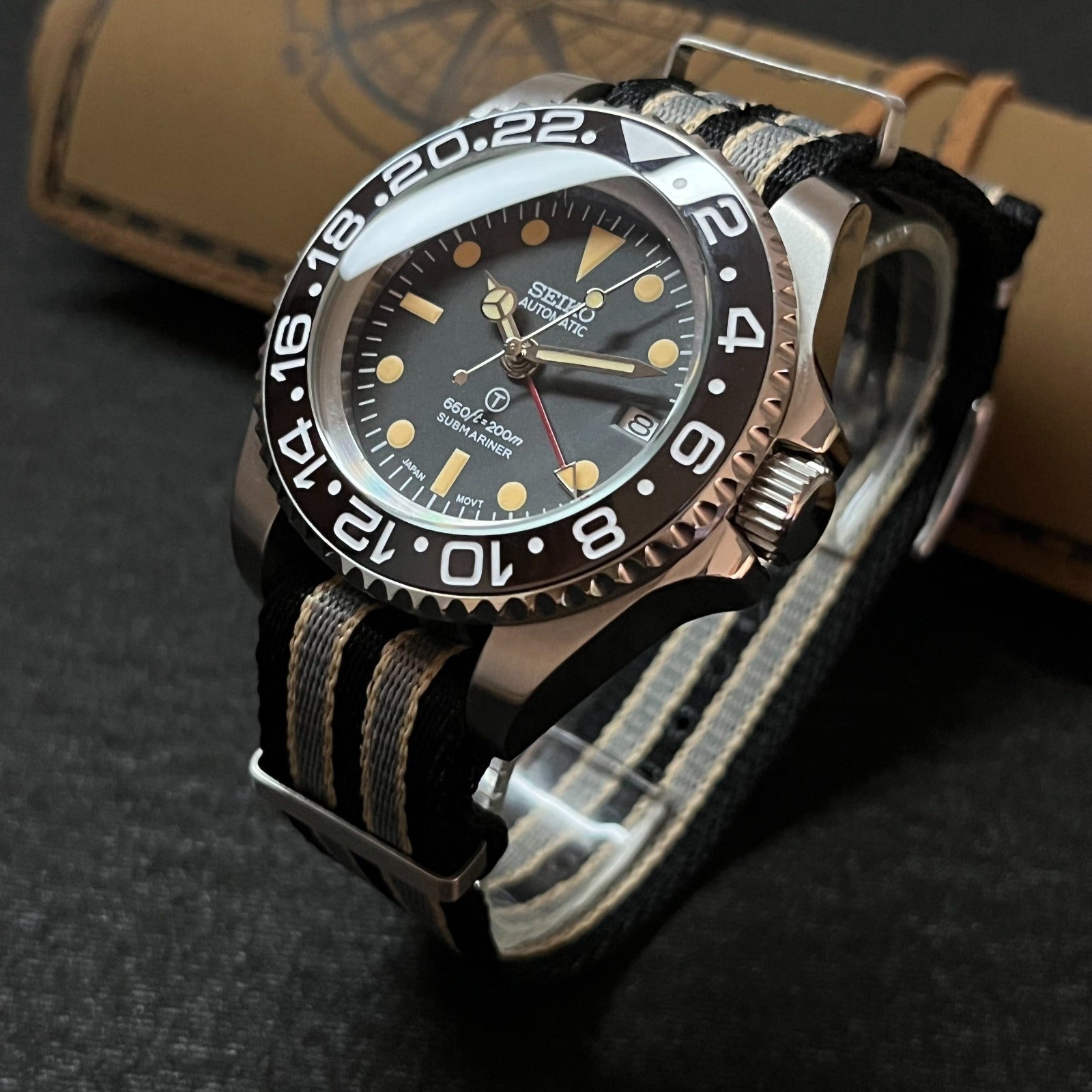 Custom Seiko Vintage Mod Watch