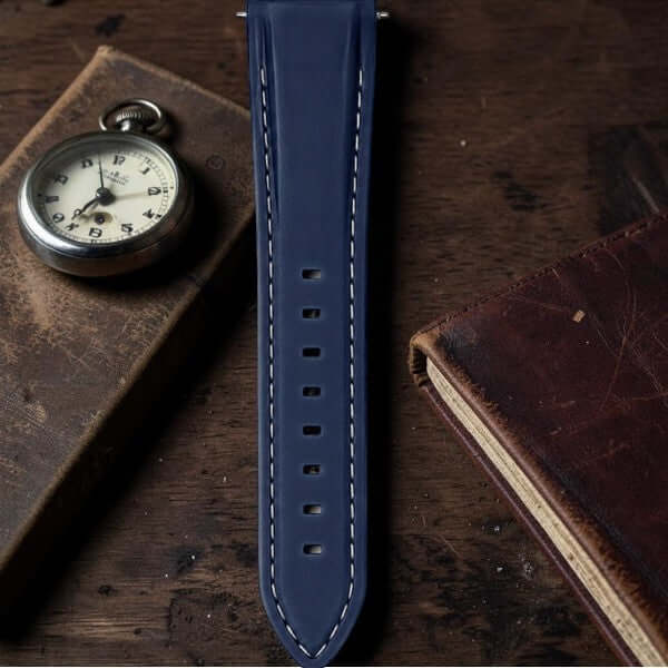 Blue Speed rubber watch strap 20mm lug width
Seiko mod compatible ZJani Watches replacement band