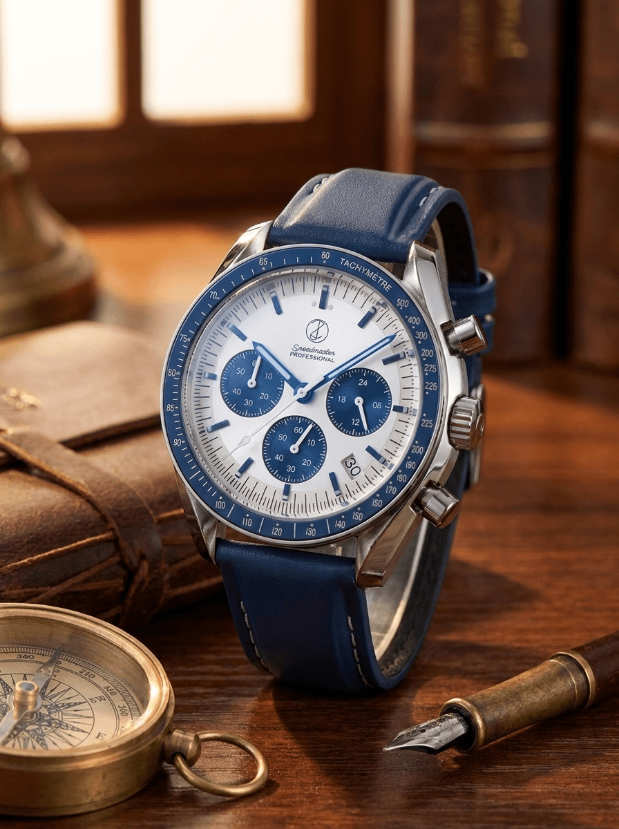 Blue Speed Mod Watch — VK64 Meca-Quartz · Sapphire Crystal · Hand-Assembled - ZJANI WATCHES