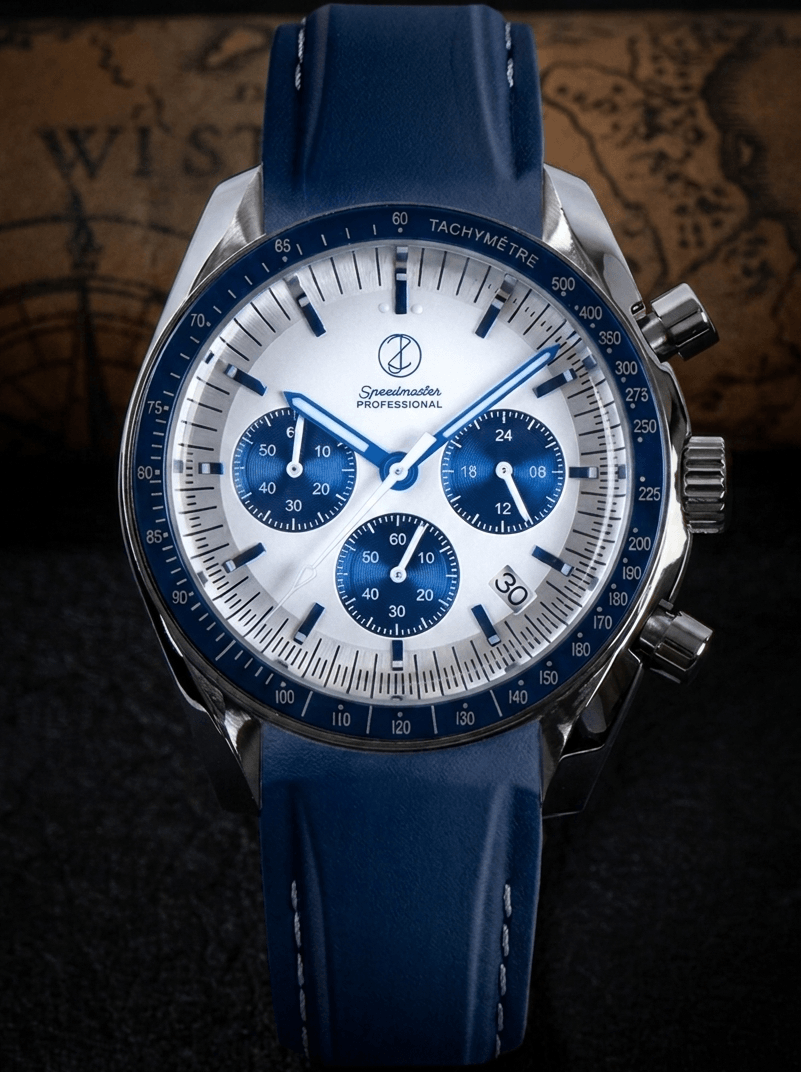 Blue Speed Mod Watch — VK64 Meca-Quartz · Sapphire Crystal · Hand-Assembled - ZJANI WATCHES