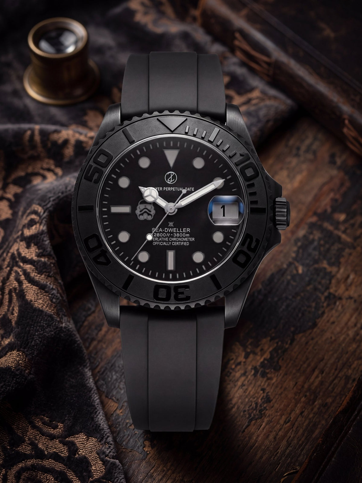 Custom Yacht-Master Star-War Black - ZJANI WATCHES