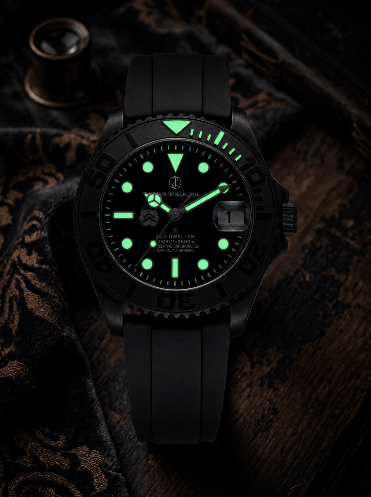 Custom Yacht-Master Star-War Black - ZJANI WATCHES