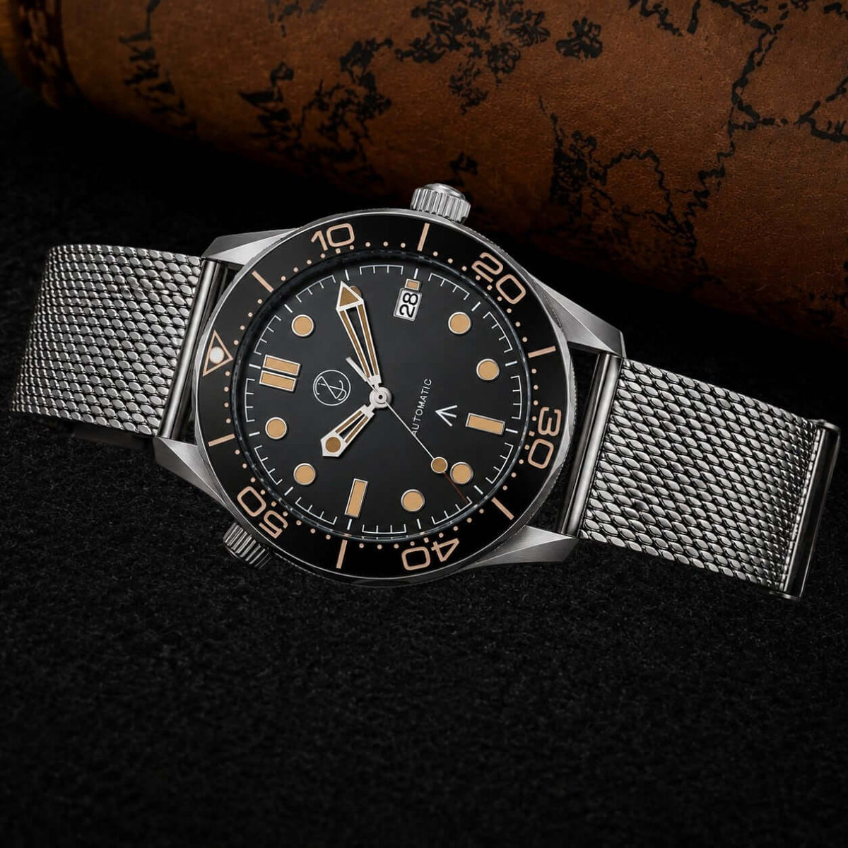 JB Seamaster Mod Watch — NH35 Automatic Movement · Sapphire Crystal · Hand-Assembled - ZJANI WATCHES
