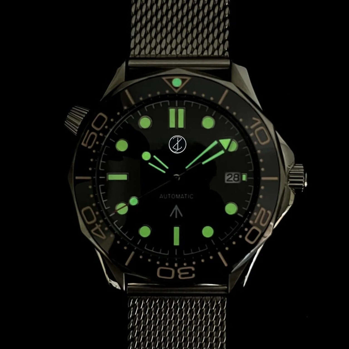 JB Seamaster Mod Watch — NH35 Automatic Movement · Sapphire Crystal · Hand-Assembled - ZJANI WATCHES