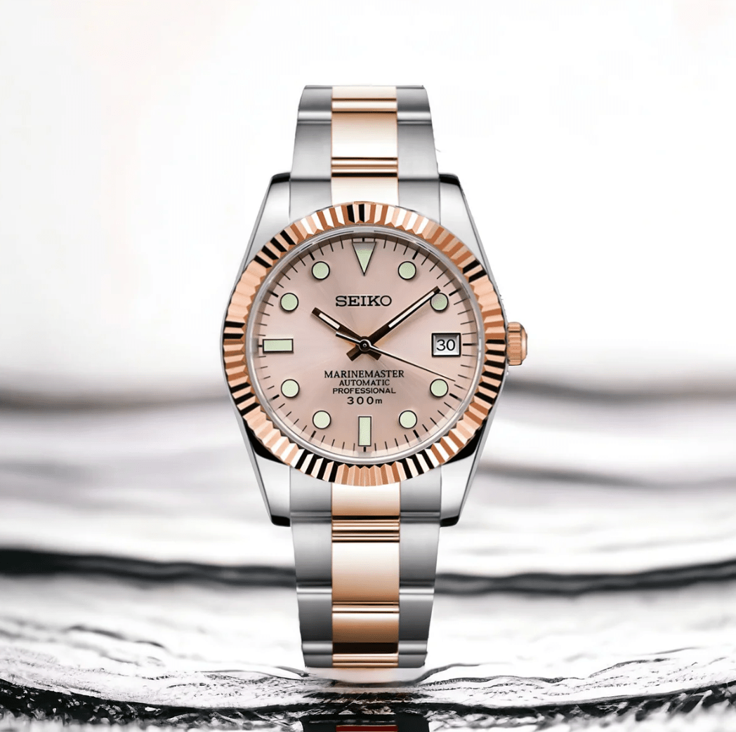 Seiko Mod Datejust Pink Panther