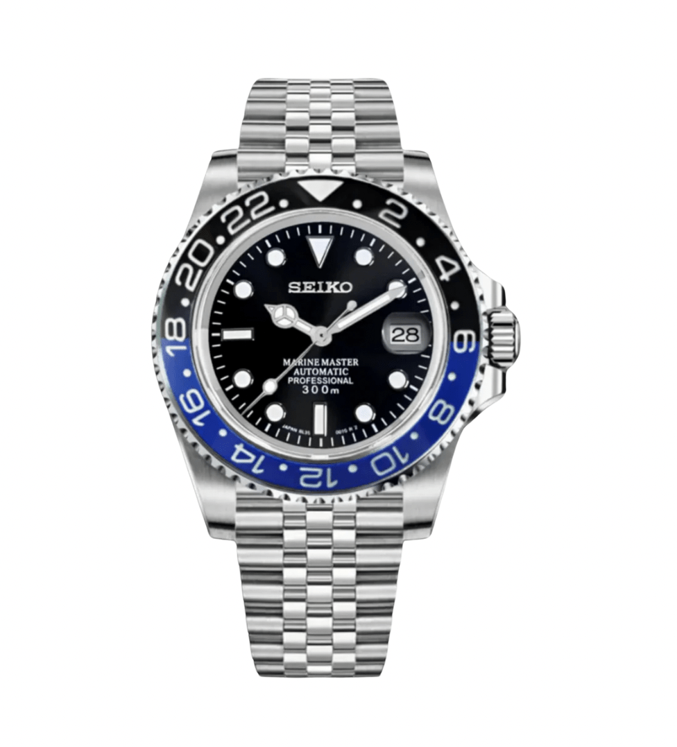 Seiko Mod GMT Batgirl