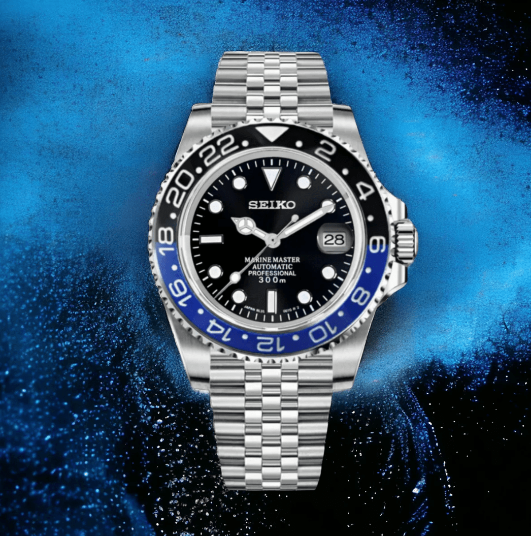 Seiko Mod GMT Batgirl