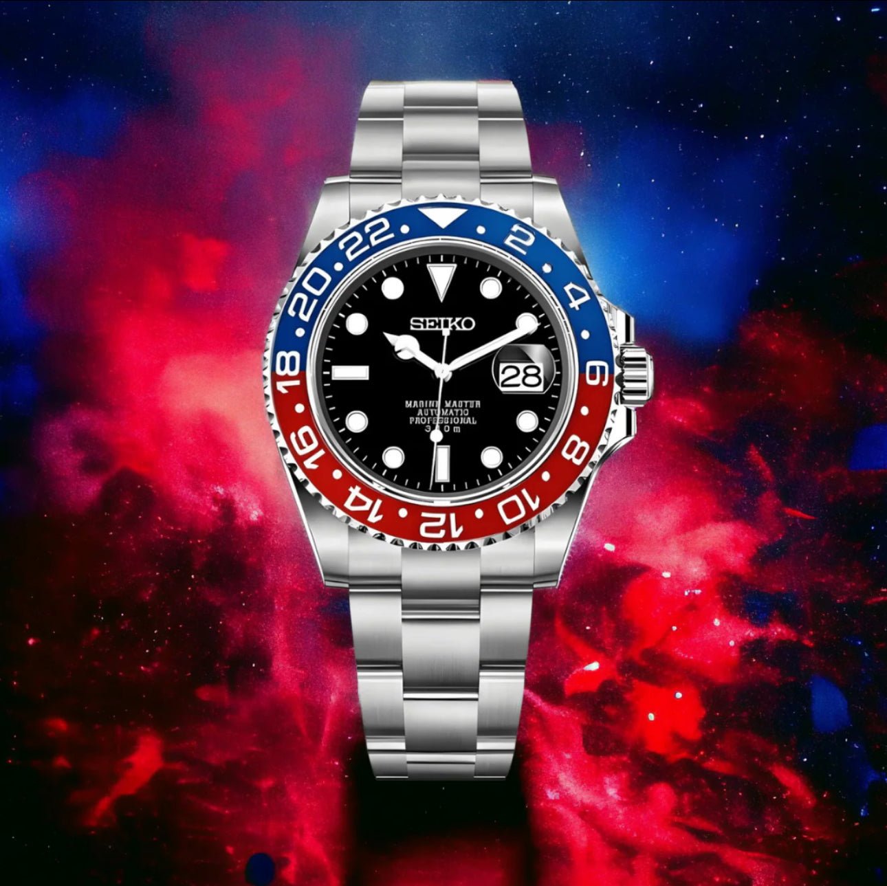 Seiko Mod Submariner Pepsi
