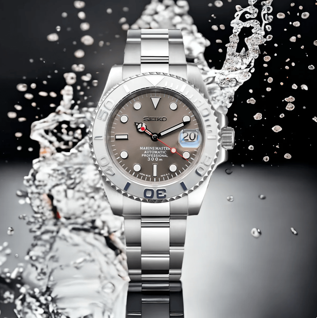 Seiko Mod Yacht Master Champagne