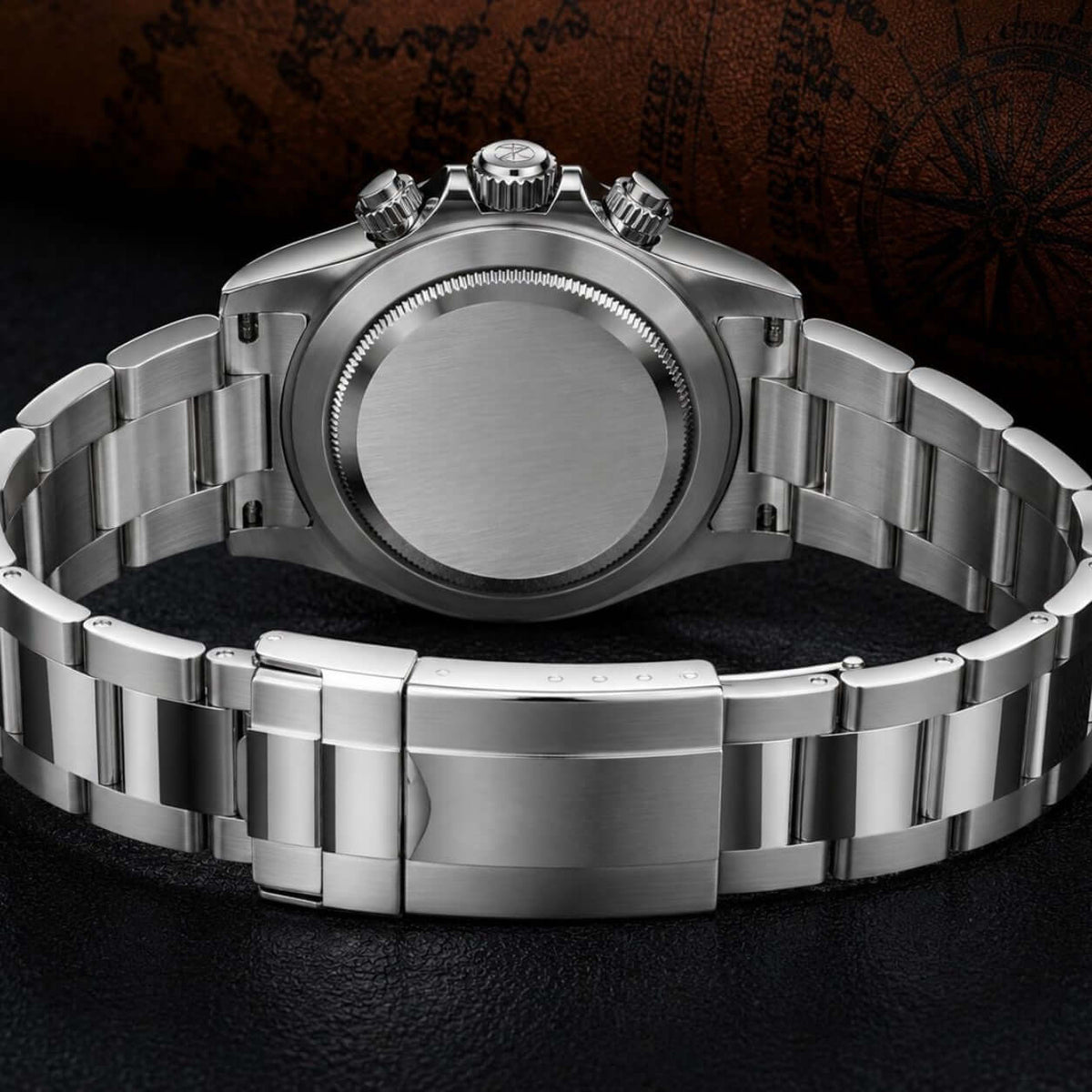 Silver Panda Daytona Mod Watch — VK64 Meca-Quartz · Sapphire Crystal · Hand-Assembled - ZJANI WATCHES