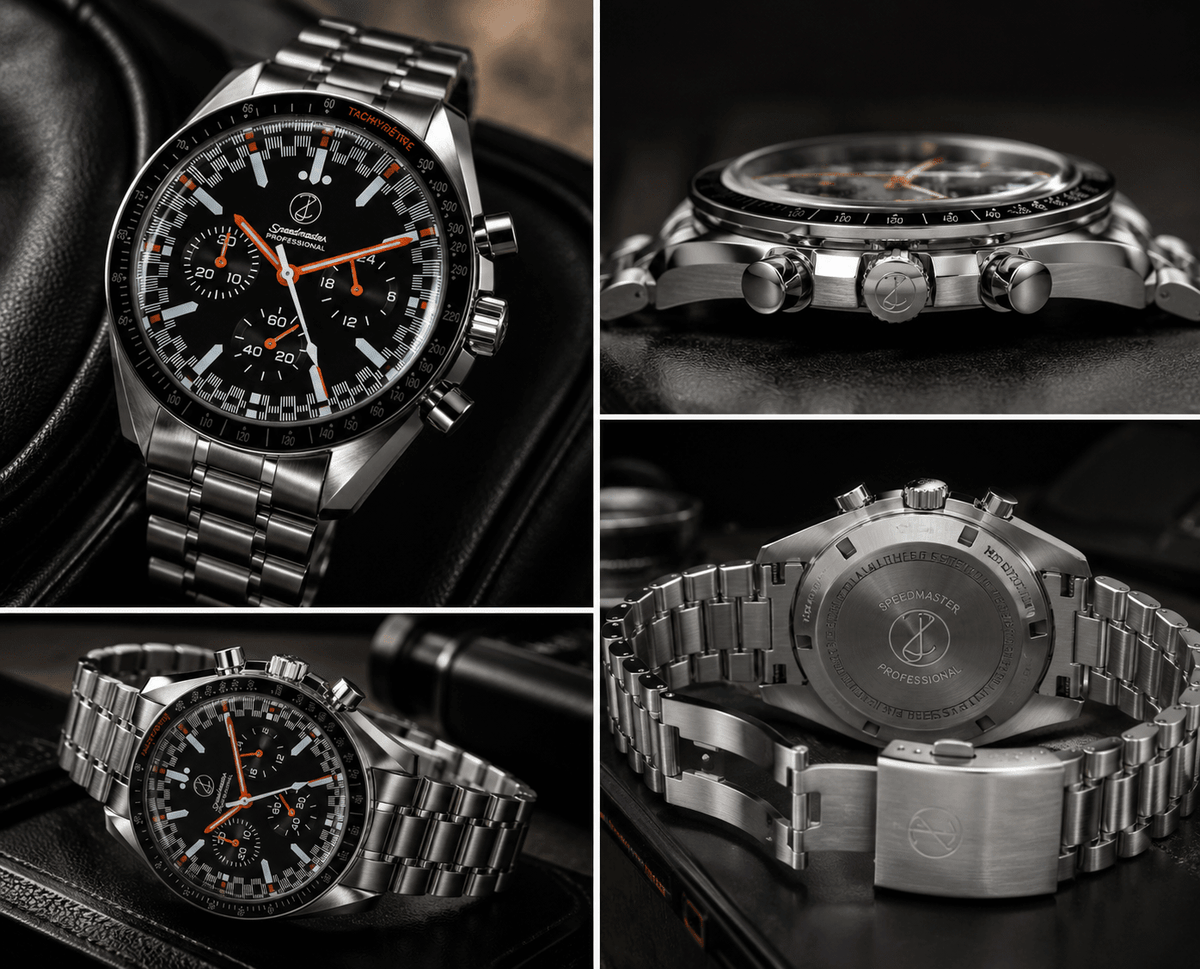 Silver Speed Mod Watch — VK64 Meca-Quartz · Sapphire Crystal · Hand-Assembled - ZJANI WATCHES